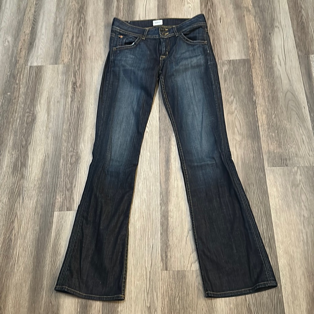 Hudson signature bootcut Jeans mid rise 28 Elm color